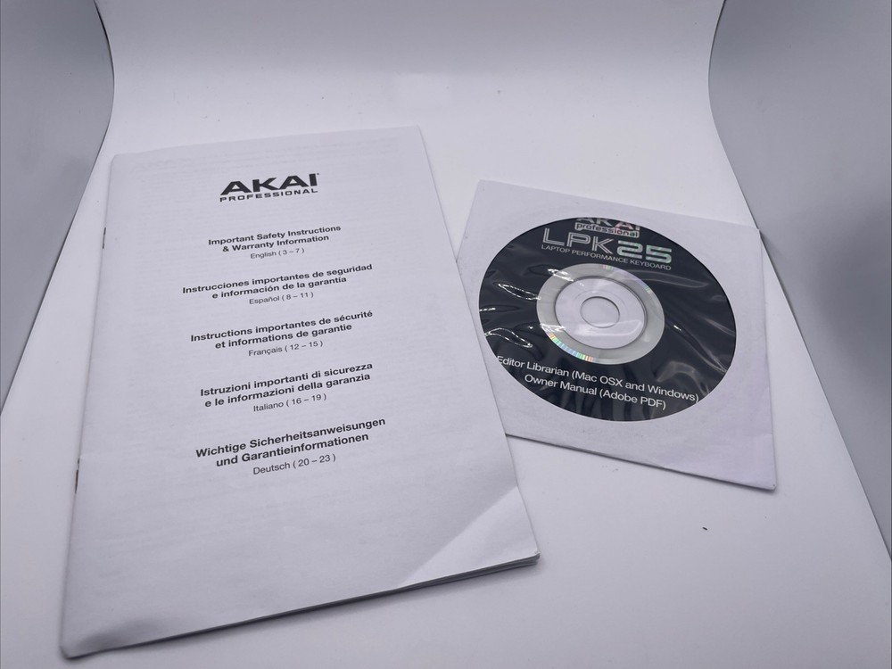 AKAI Professional LPK25 USB MIDI Controller Keyboard