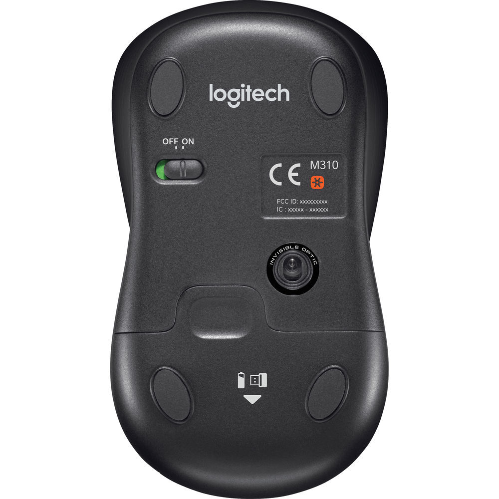 Logitech M310 Wireless Mouse (Silver)