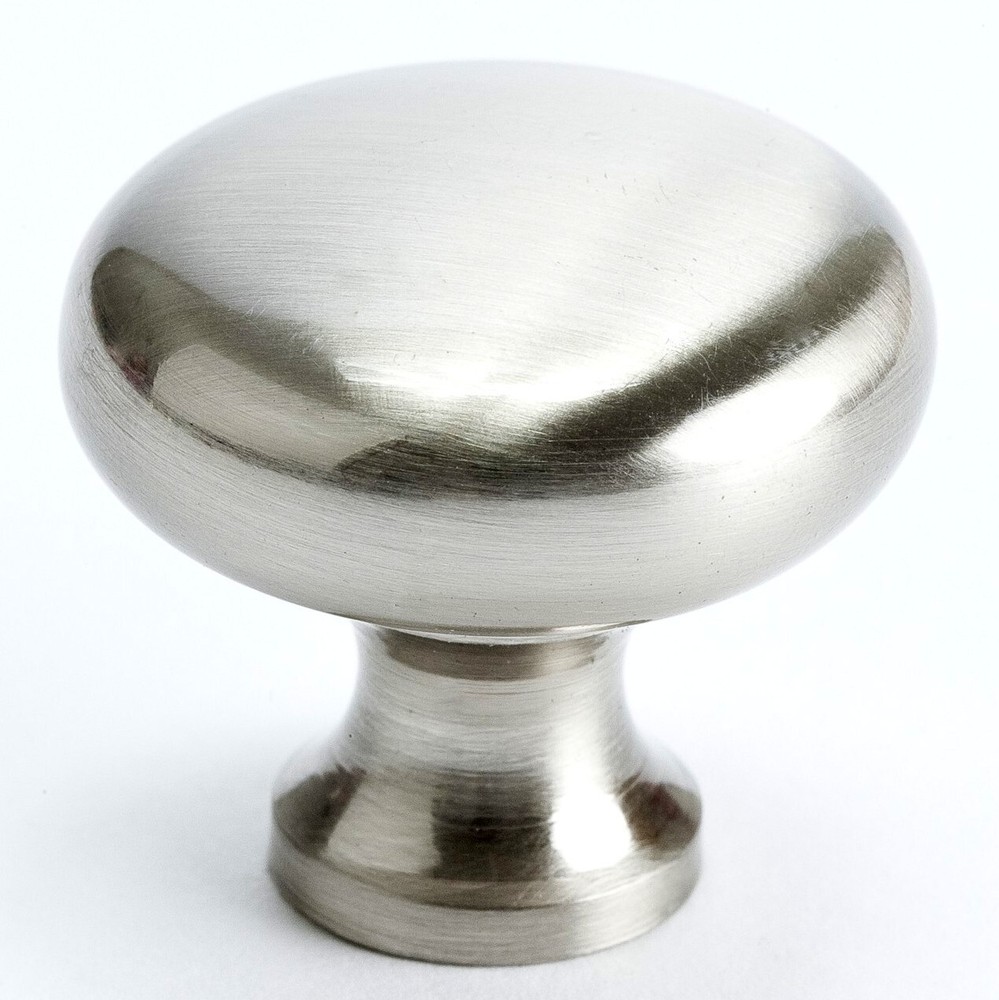 Berenson Brushed Satin Nickel Cabinet Knob Drawer Pull, Solid Core 9079-BPN