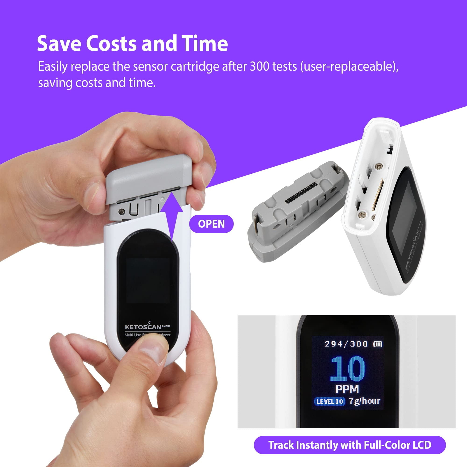 U28451 Ketoscan Smart Ketone Meter Diet Fitness Tracker Monitor Your Fa G2U