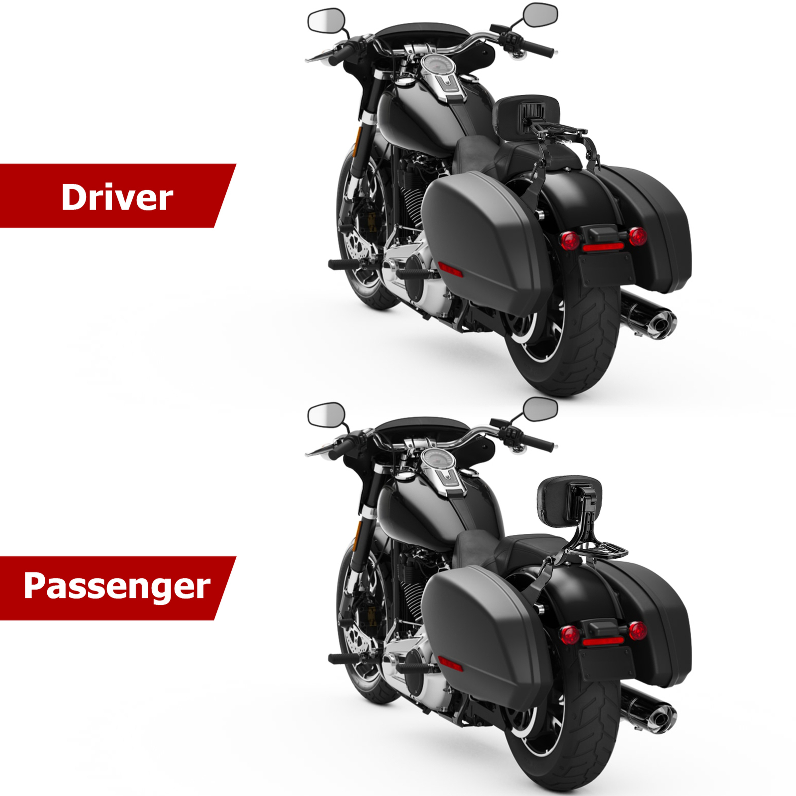 Multi-Purpose Backrest Sissy Bar For Harley Low Rider FXLR Sport Glide 2018-2024