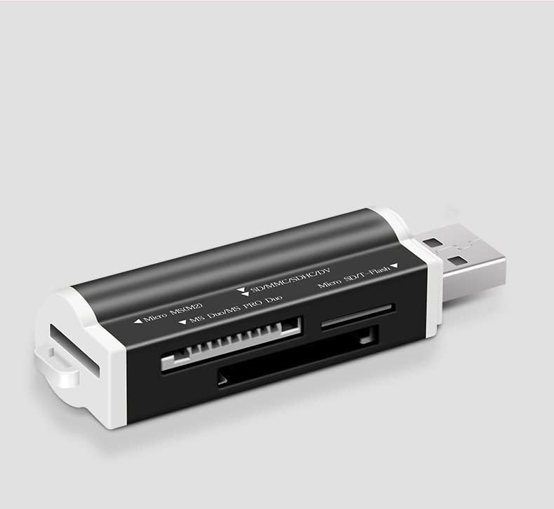 BUBUCAM USB SD Card Reader for PC, Micro to Adapter, Black