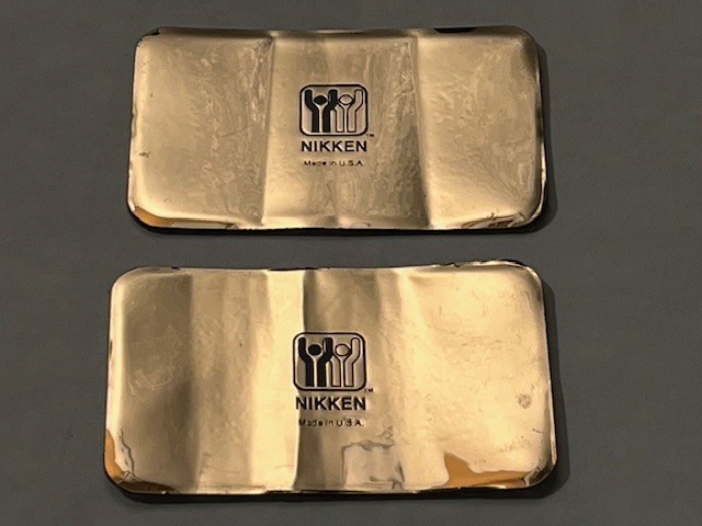 (2) NIKKEN KENKO GOLD CARD 2.05"X3.23" PROMO PAD MAGNETS #1437 - READ!!