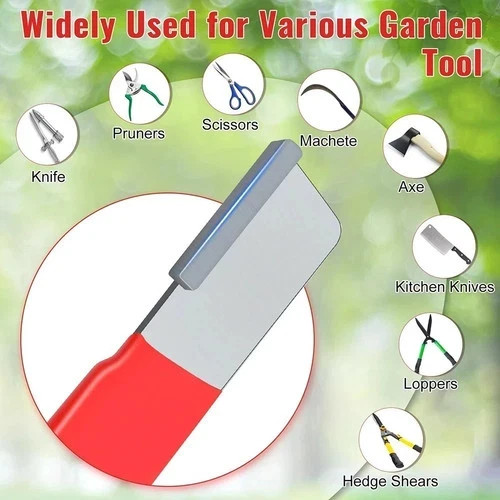 2Pcs Knife & Scissors Sharpener, Professional Kitchen & Garden Tool Sharpening.
