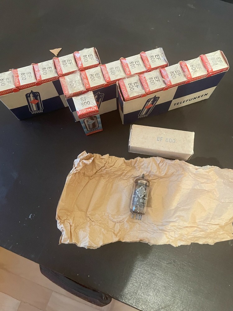 One Telefunken, EF800 NOS/NIB, diamond   , holy grail sealed boxes