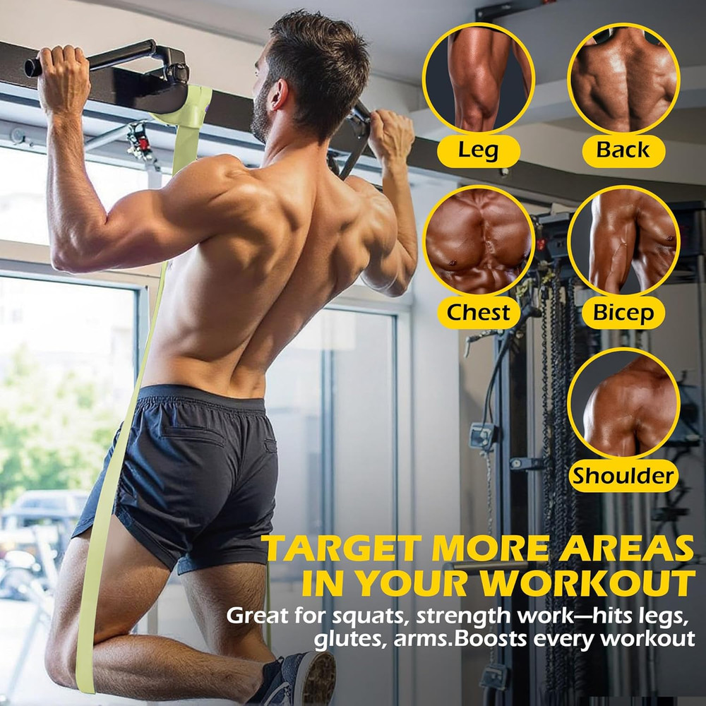 Pull up Bands, Resistance Bands Set for Pull-Up Assistance, Exercise Bands with