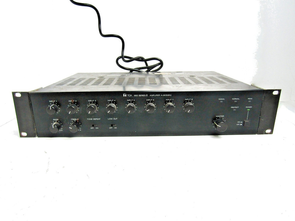 TOA A-903MK2 Mixer Amp with 3 input modules, Rack-mount - Used