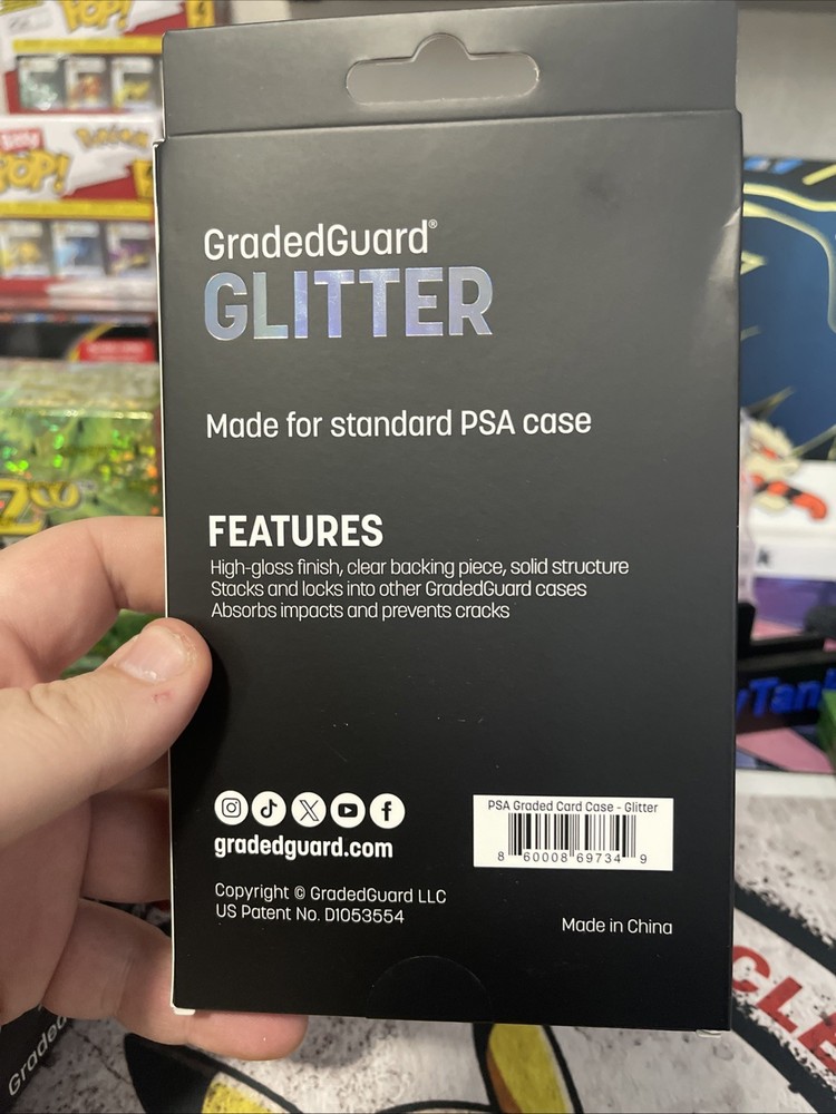 GradedGuard PSA Graded Card Case Guard Protector GLITTER Limited Edition
