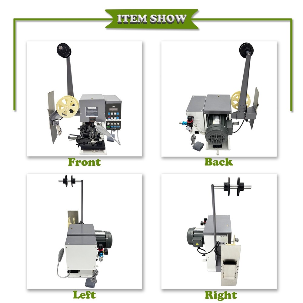 220V Auto Multi-core Wire Stripping & Crimping Machine with 110V Transformer