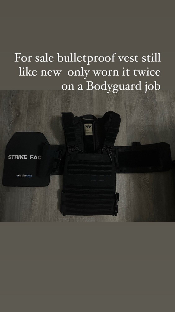 full body armor bulletproof level five Hard & soft plate strikeforce