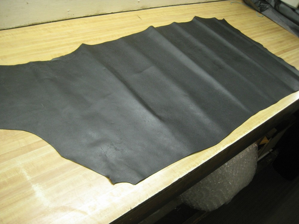 Black Faux Leather