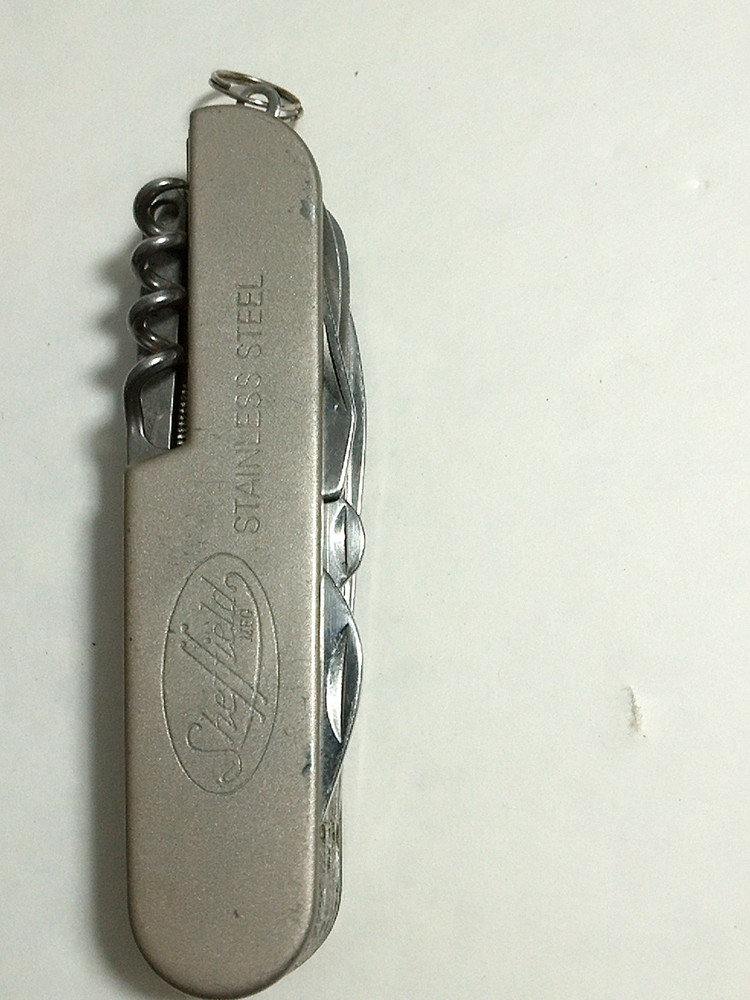 SHEFFIELD 2 PIECE MULTI FUNCTION TOOL BOX 318-382 POCKET KNIFE TOOL