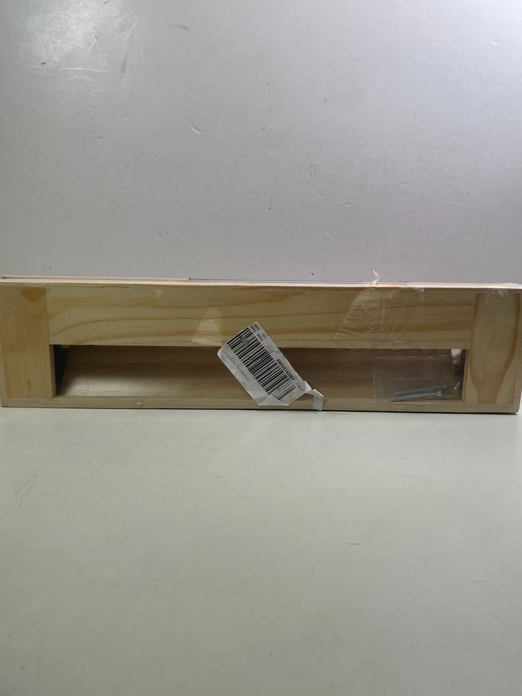 Solid Oak 18 in Solid Oak Baseboard Diffuser Lt Finish 2-Way Deflect H168-OBU 18