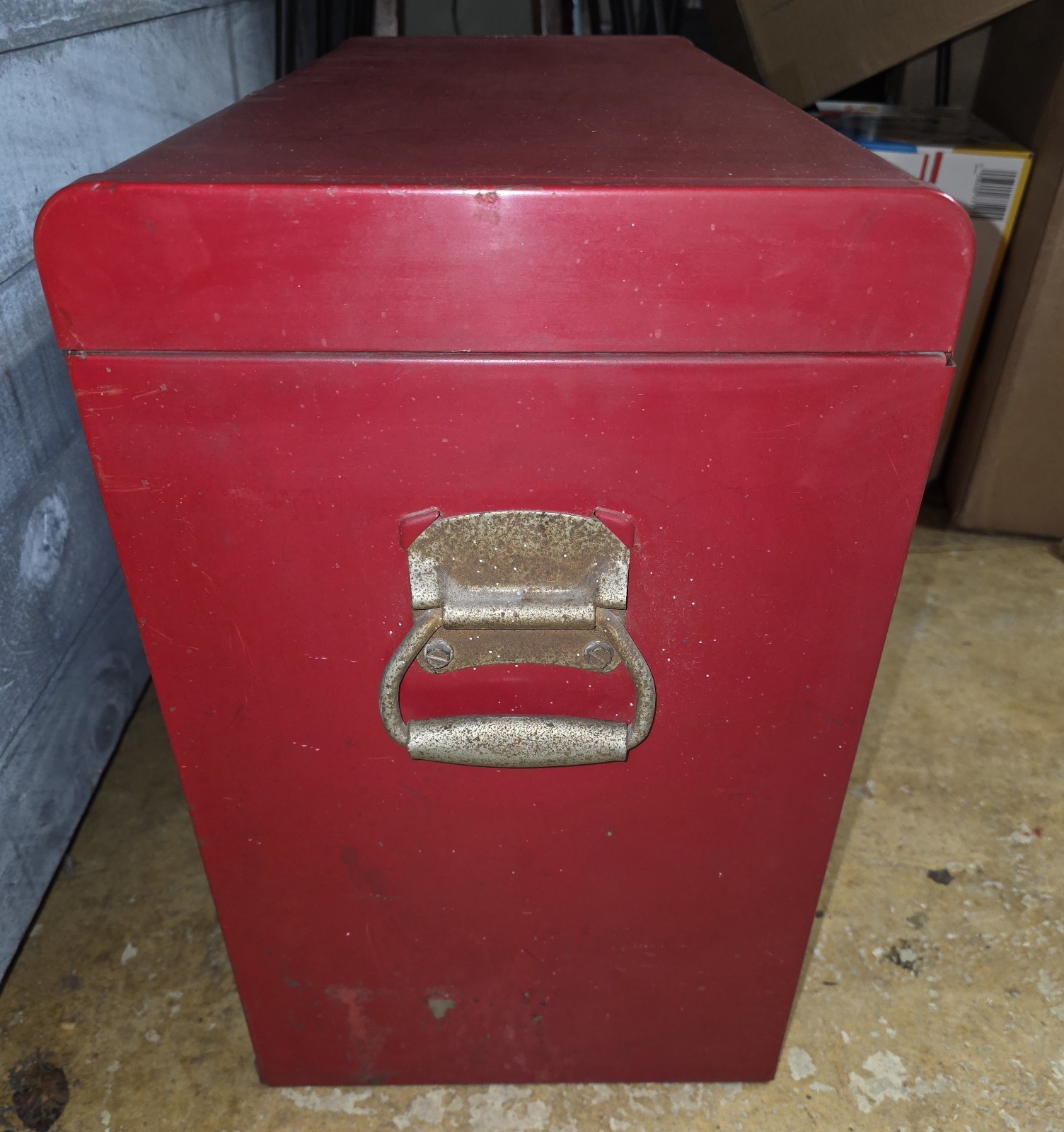 Proto Professional Vintage 10-Drawer Red 26" Top Box Chest USA NO LOCK/KEY 1970s