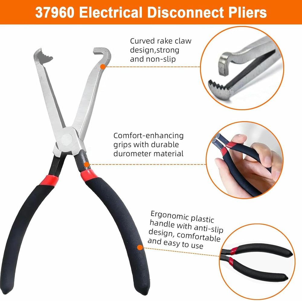 4 Pcs Electrical Disconnect Pliers Electrical Connector Pliers Separaator Tools
