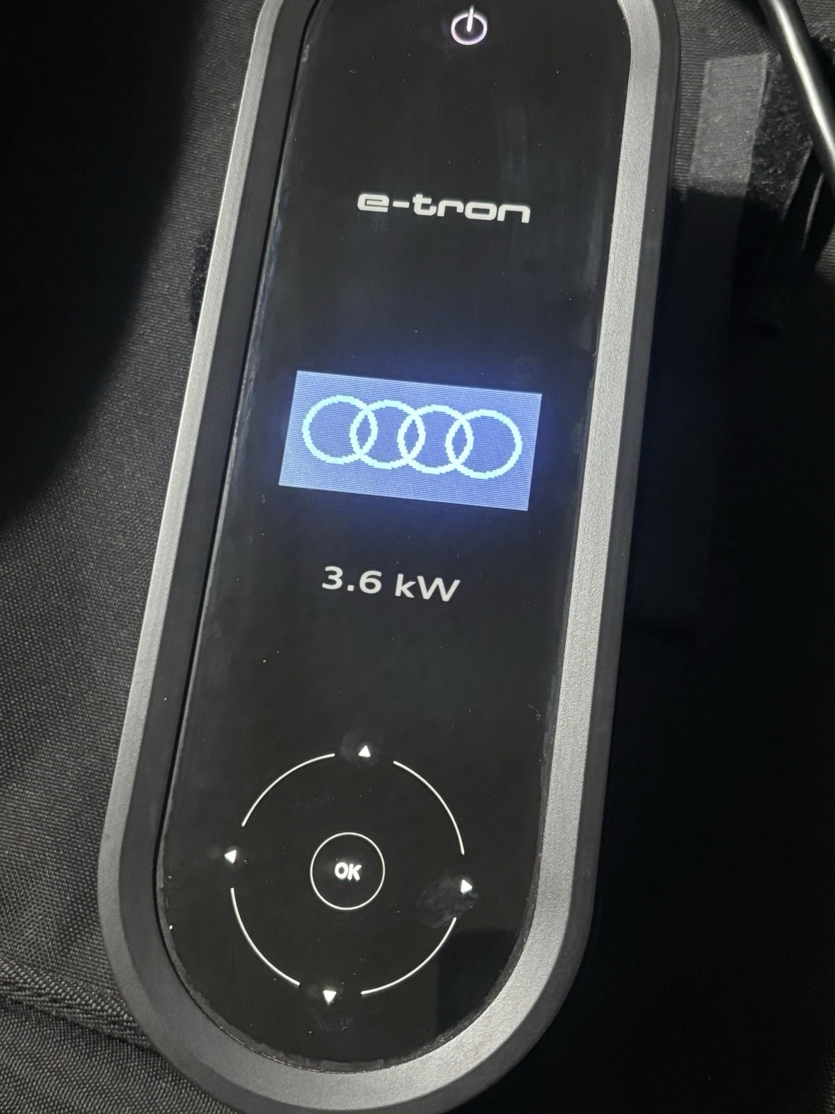 OEM Audi e-tron EV Charger 3.6kW 120V/240V = AS-IS - PIN-Locked READ BELOW