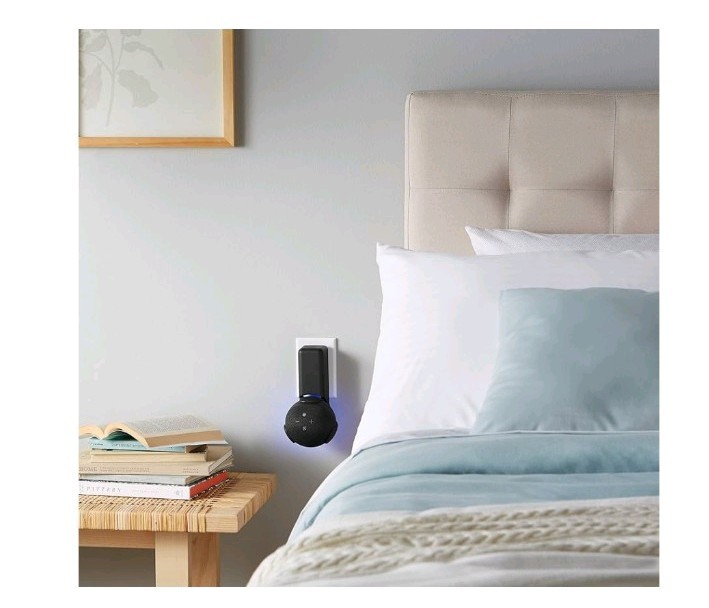 Made For Amazon Outlet Hanger, Black, for Echo Dot (4th generation)