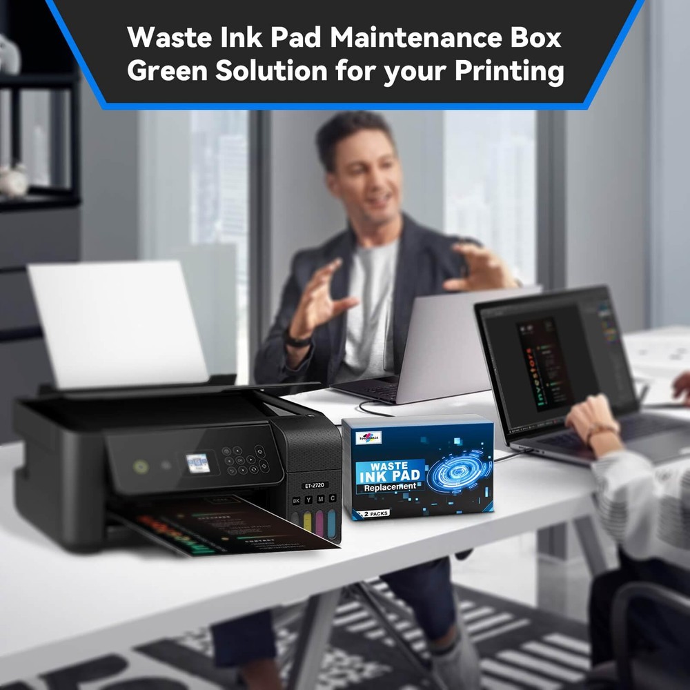 SUBLIMAKER Waste Ink Pad Replacement with Reset Software White Pad2