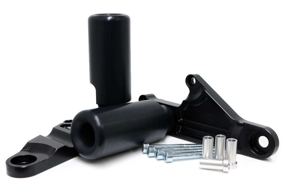 SHOGUN Frame No Cut Sliders Black Fits 750-3149