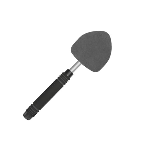 HZEL Car Windshield Cleaner Tool with Extendable Handle, Vehicle Triangle Gray
