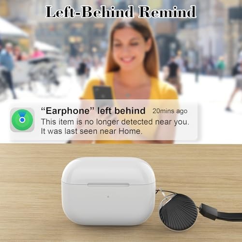 Air Tracker Tag, Smart Tag Bluetooth Tracker Works with Apple Find My White
