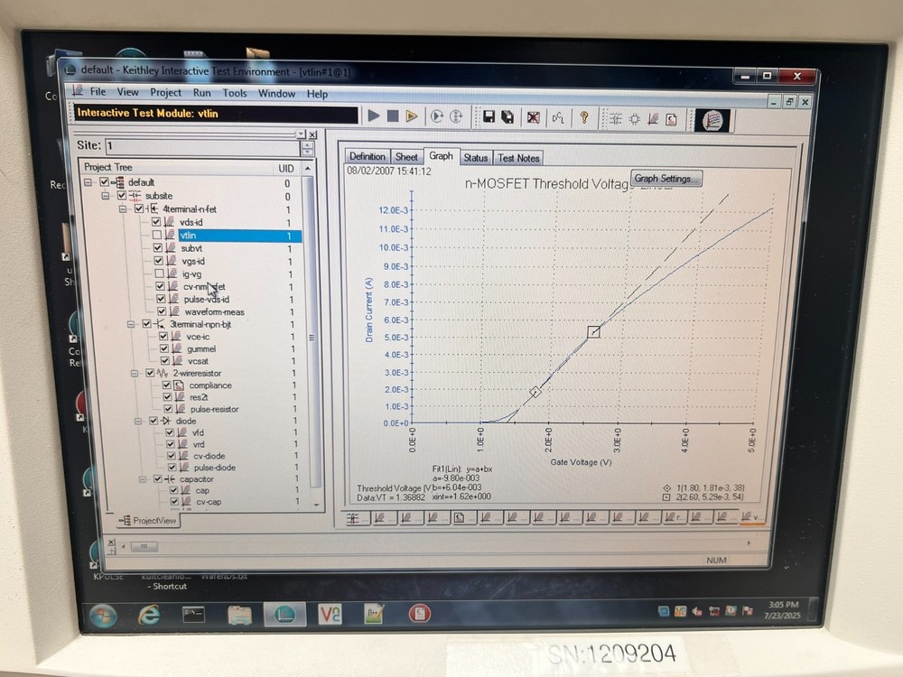 Keithley 4200-SCS Parameter Analyzer 4 SMU & 4225 RPM 4200 PreAmp Loaded Unit