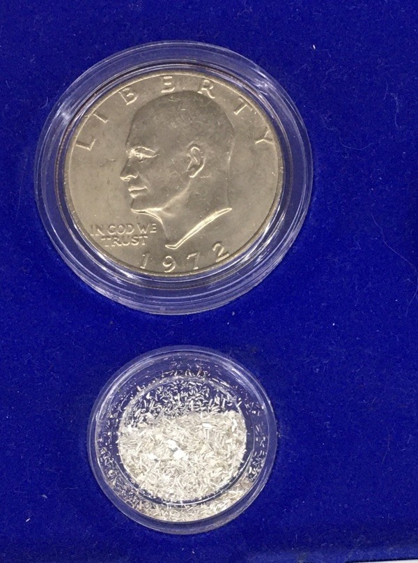 The Historical United States Coin Collection Wall Display Case W/77 Coins