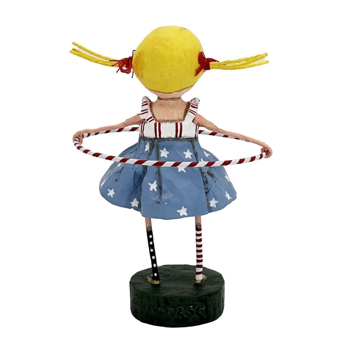 Lori Mitchell American Pride Collection Twist & Shout July 4th Figurine 11077