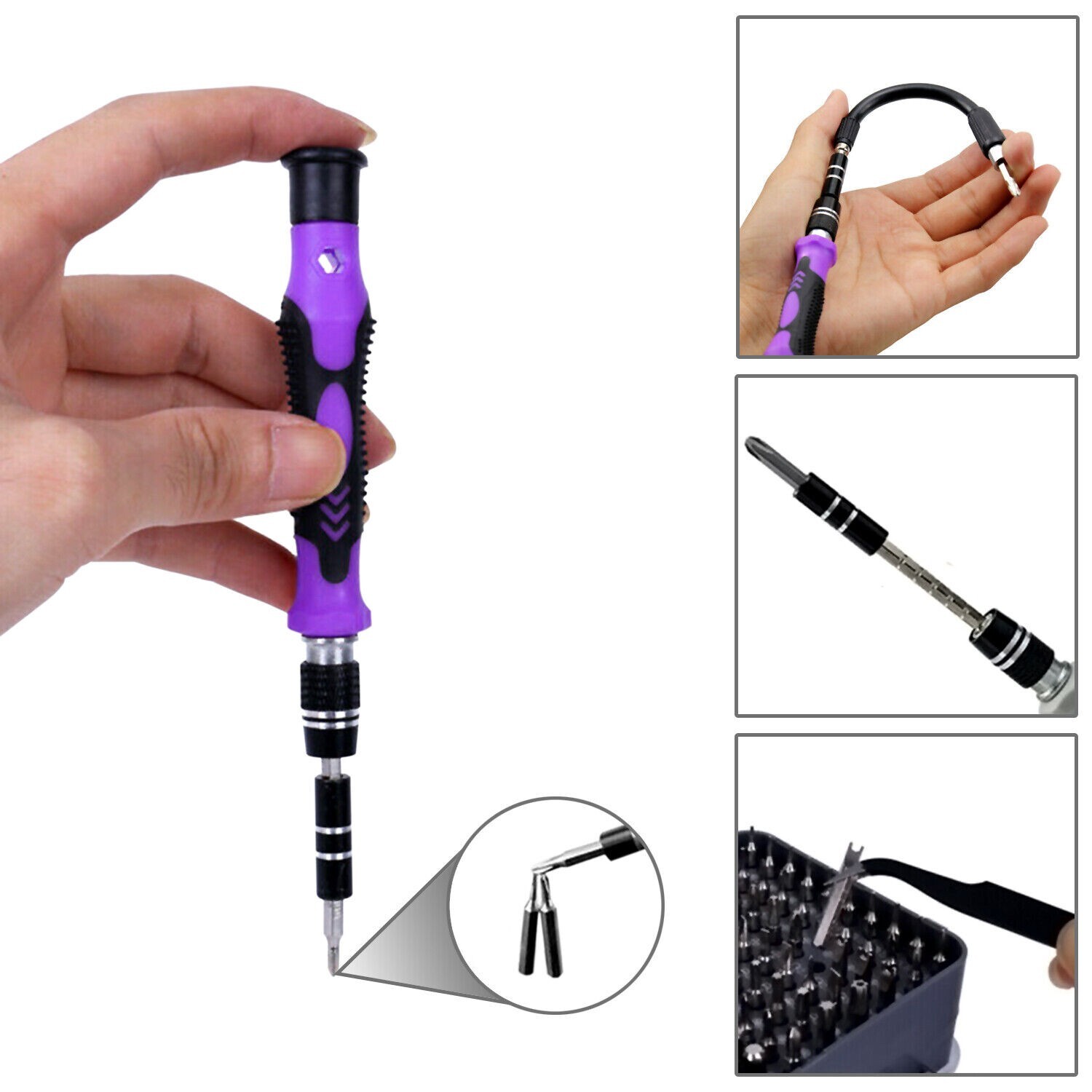 Set De Destornilladores Kit Conjunto Juego Herramientas Desarmadores El Mejor US