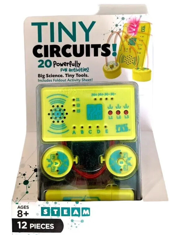 NEW SmartLab Tiny Circuits STEM Kit – 12-Piece Electronics Set, MSRP $29.99