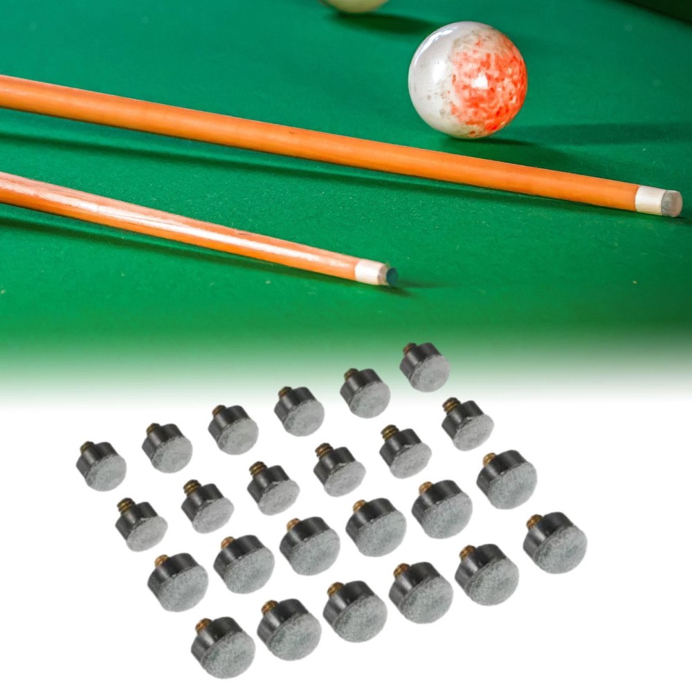 24Pcs Pool Cue Tips Replacement Pool Cue Parts