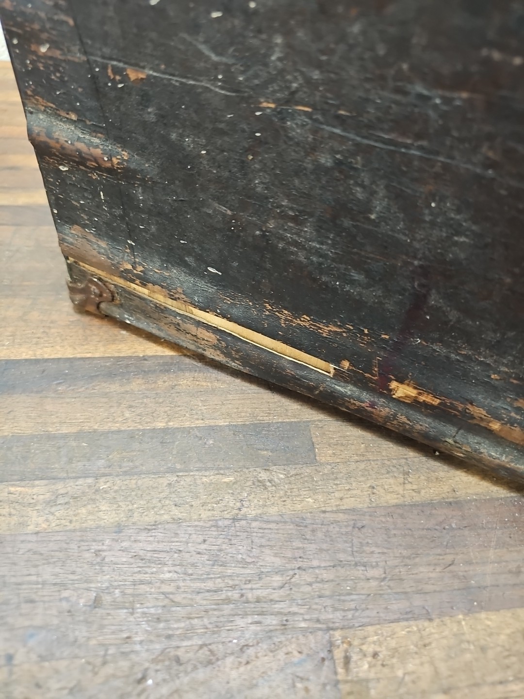 Q29- Union 6 Drawers Wood Machinist Chest Tool Box Antique Chest Tool Box