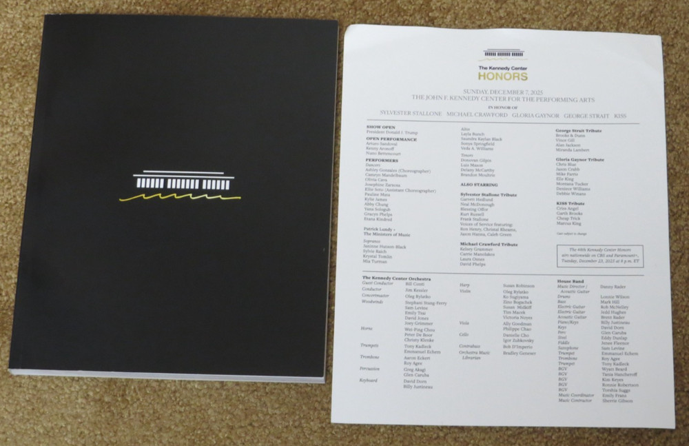 KISS KENNEDY CENTER HONORS 2025 PROGRAM BOOK ACE FREHLEY