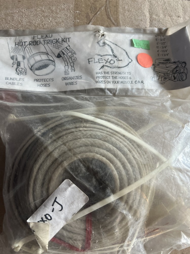 FLEXO Expandable Braided Sleeving Wire Cable Sleeve Gray