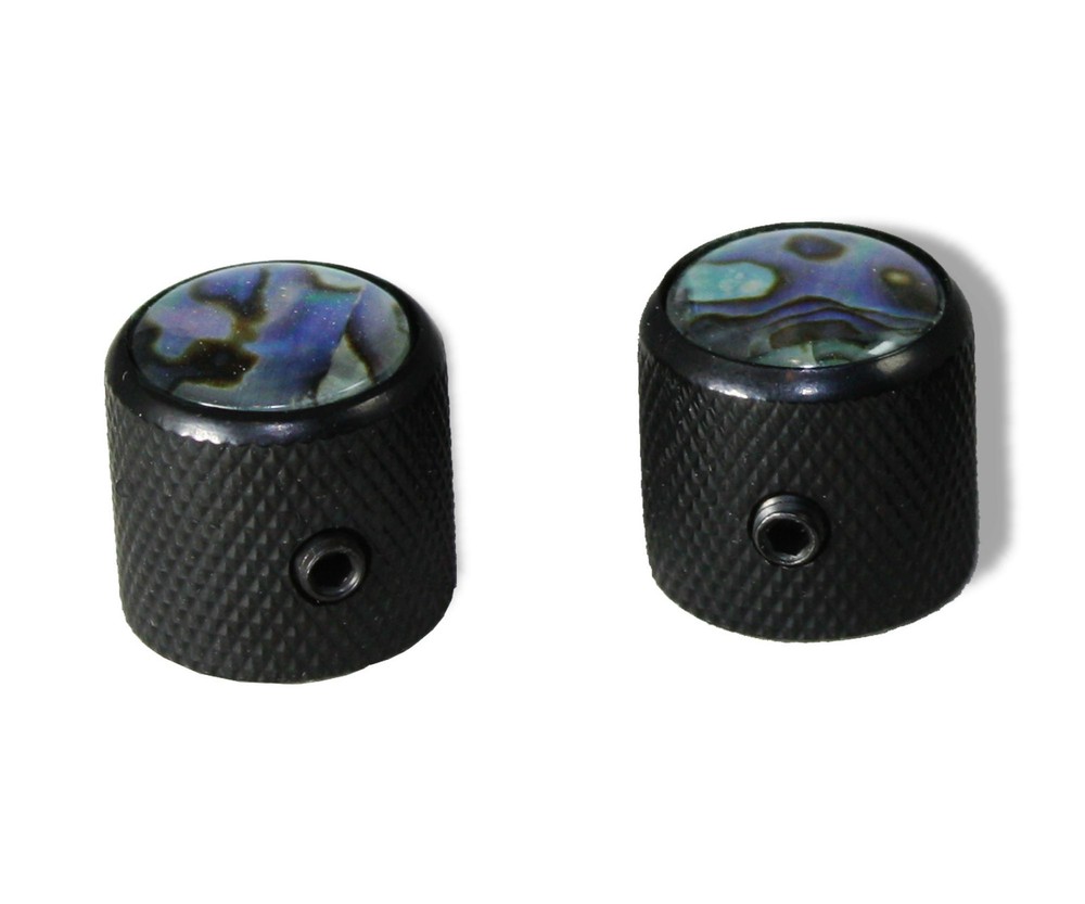 Knob Screw Type 6mm Black Abalone 2 Pack Bitterroot 0811263BKAB-2P
