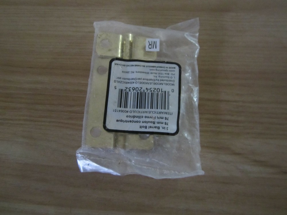 3 In Barrel Bolt