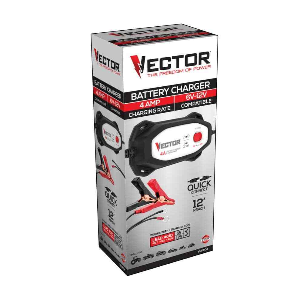 VECTOR 4 Amp Battery Charger/Maintainer