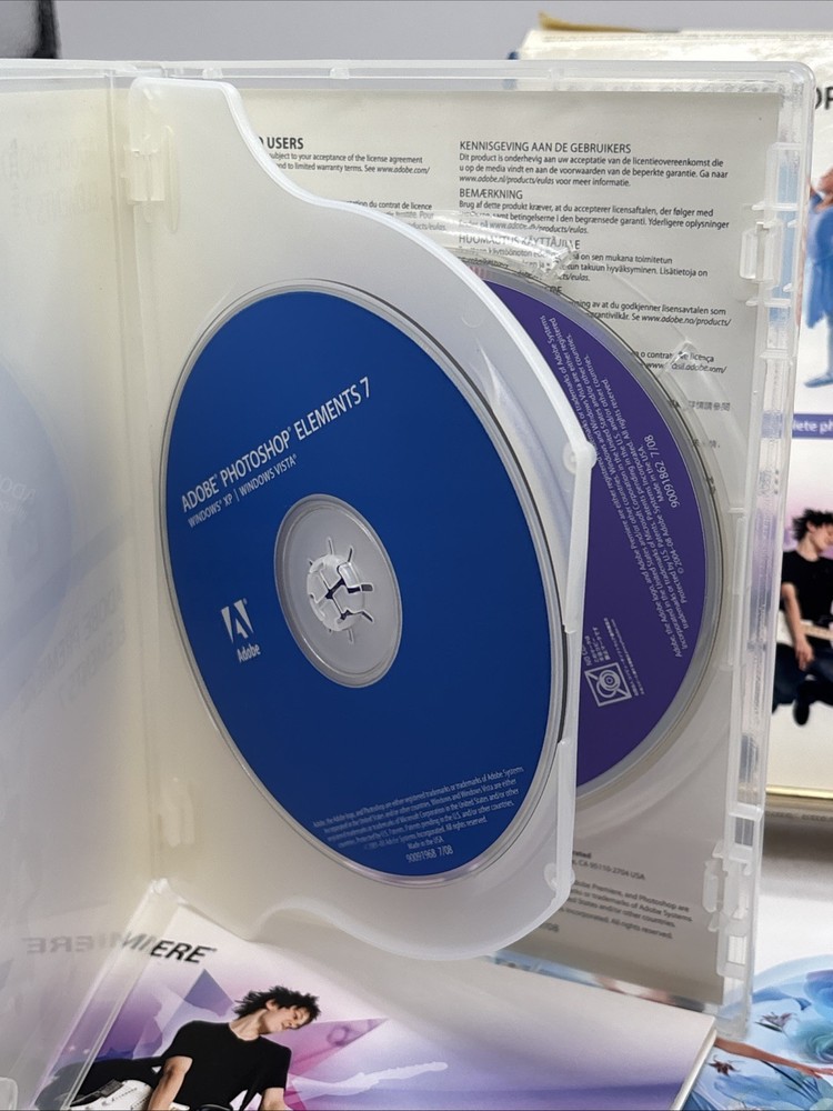 2008 Adobe Photoshop Elements 7 Premiere Elements 7 Complete