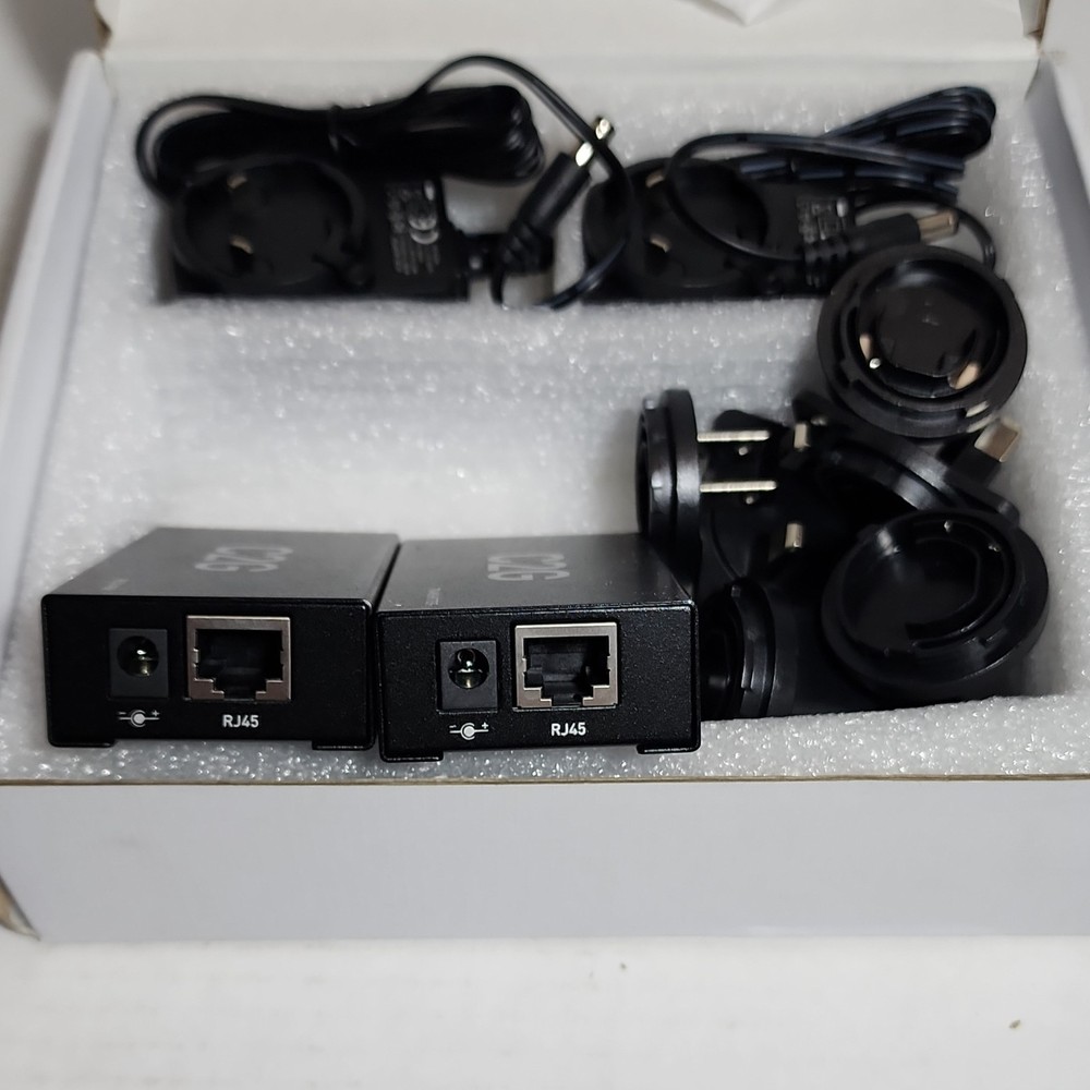 C2G 60180 HDMI Extender with Auto Equalization, HDMI/RJ45 Input & Output, Black