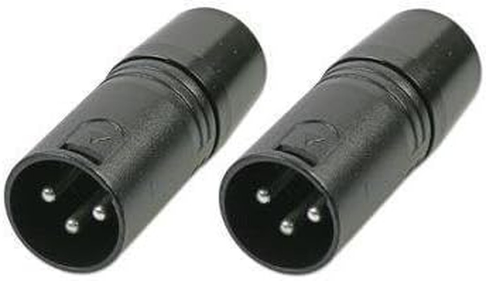 3 Pin DMX Terminators 2 Per Pack,Black
