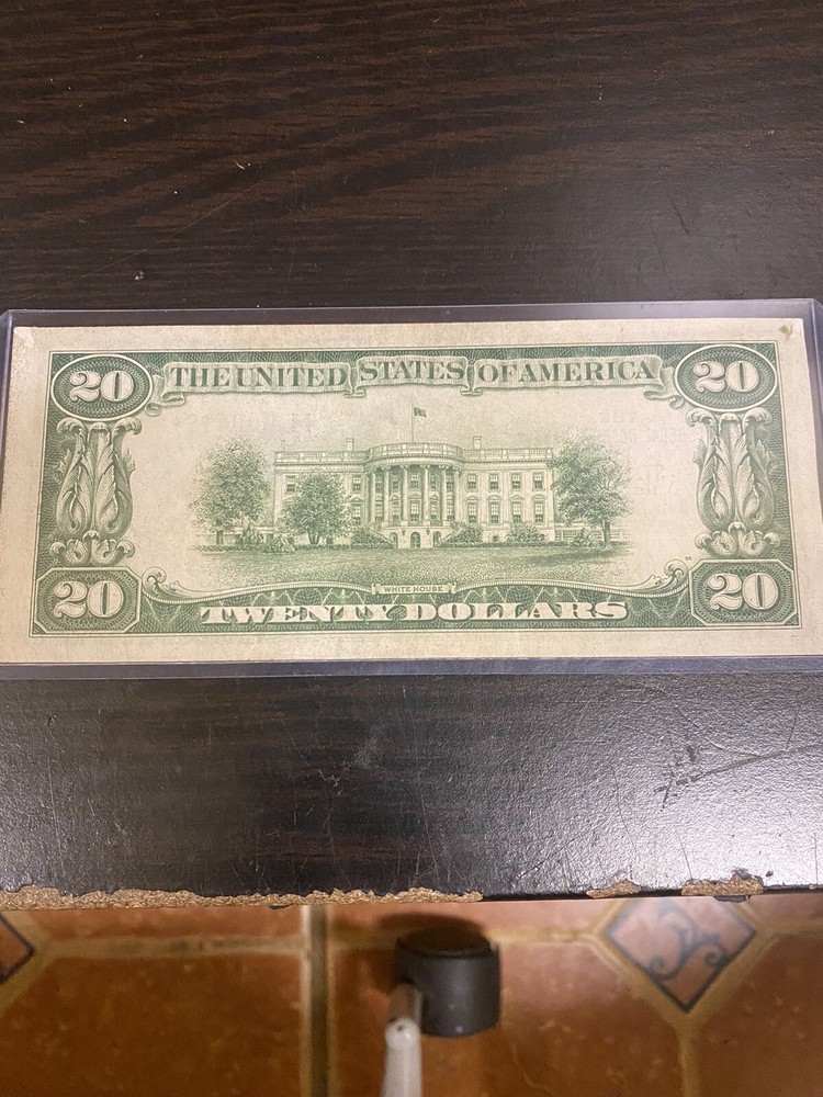 1929 $ 20 UNC HA Block