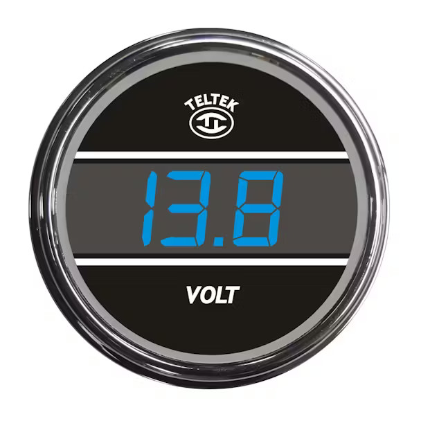 Teltek Digital Voltmeter Gauge
