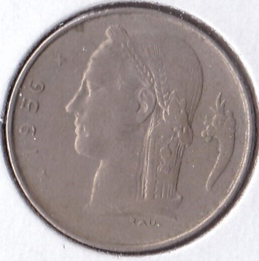 1956 Belgium 1 Franc