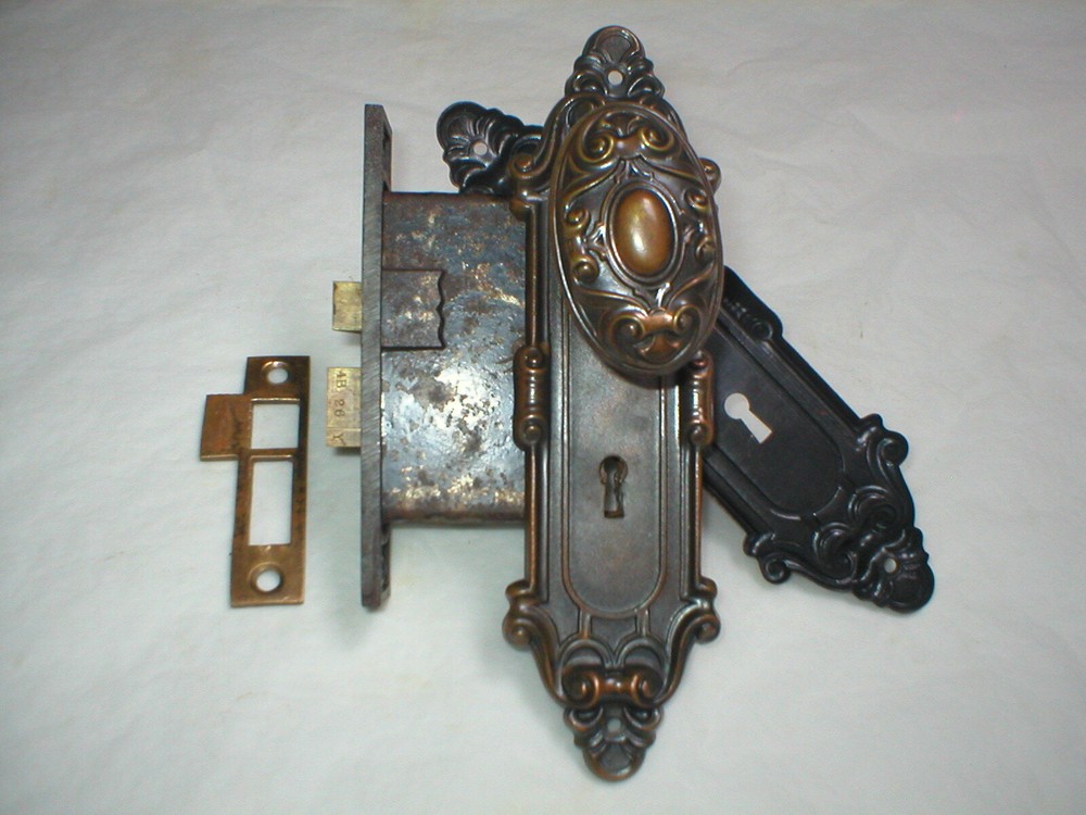Antique Victorian Era Door Hardware