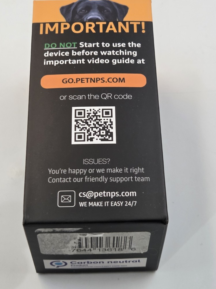 NPS Alpha Dog Behavior Trainer Anti Bark Tool Barking Control Handheld Device