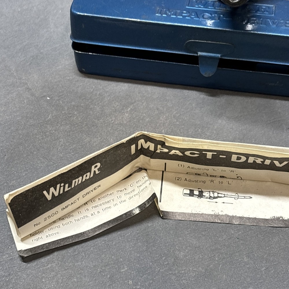Wilmar Impact Driver No.2500 with paper MISSING 1 BIT