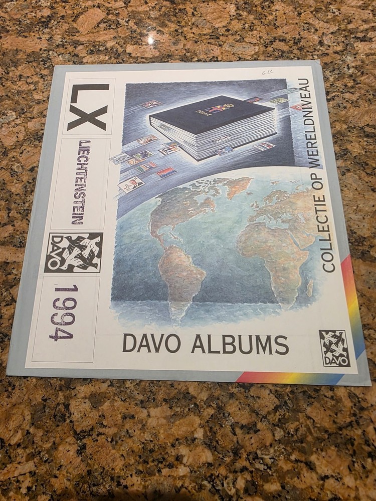 DAVO LUXE HINGELESS SUPPLEMENT-various countries-NEW NEVER USED-see list