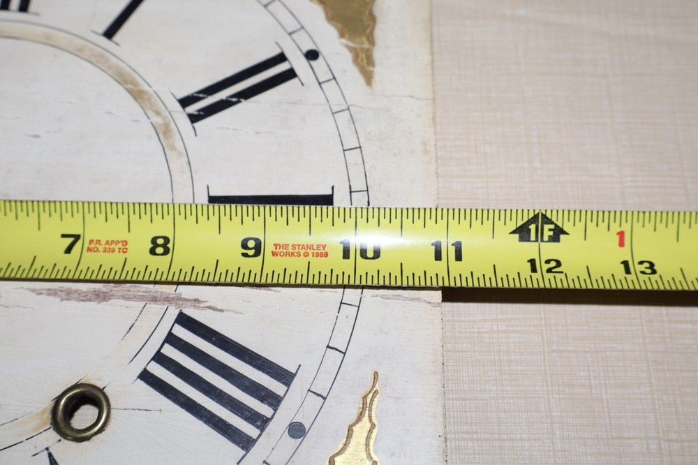 Eli Terry Wood Works Ogee Clock Dial