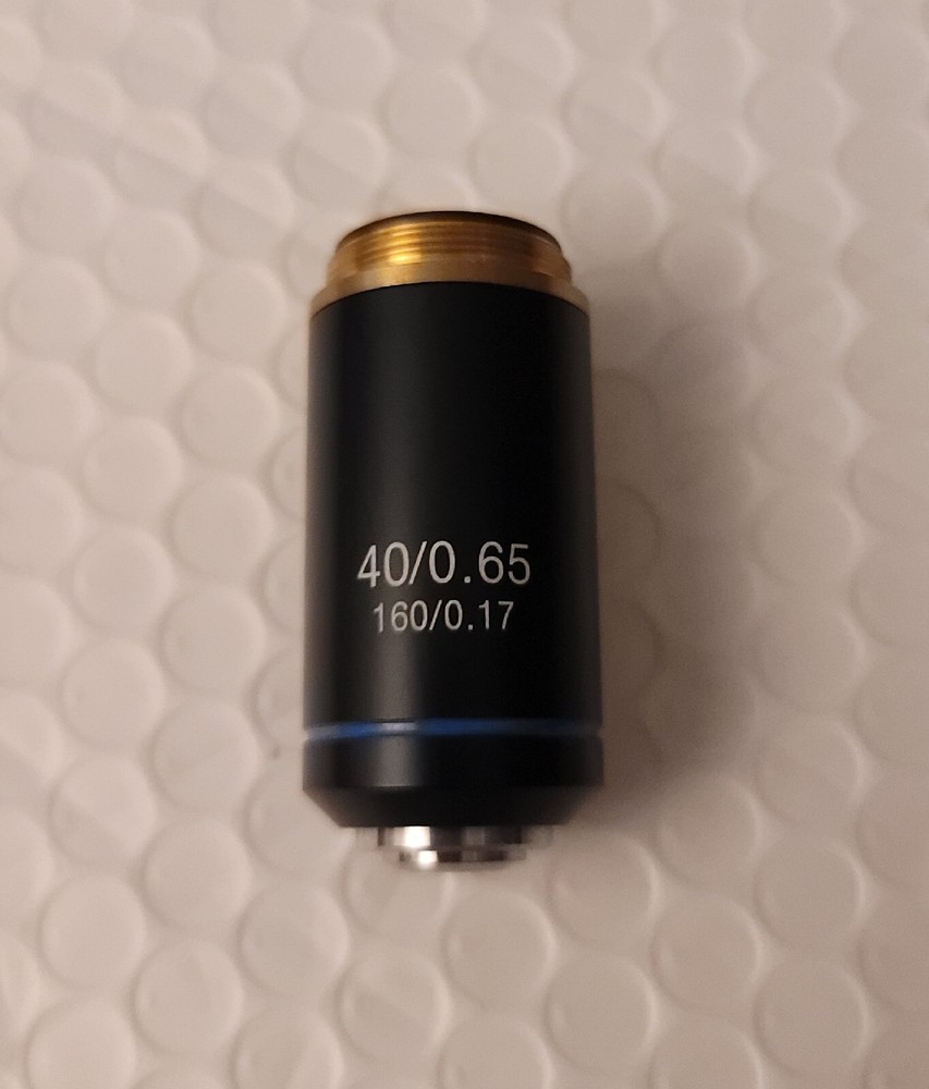 AMSCOPE 40x ACHROMATIC MICROSCOPE OBJECTIVE *NEW OPEN BOX*