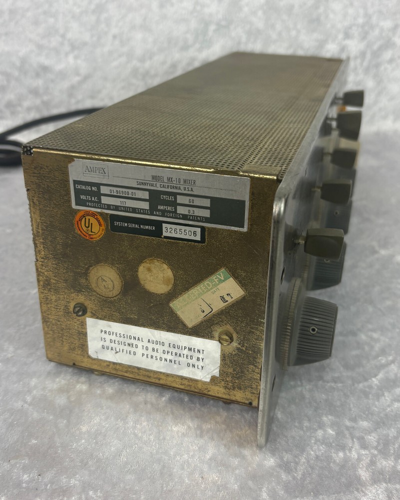 Vintage Ampex MX-10 MX10 mixer
